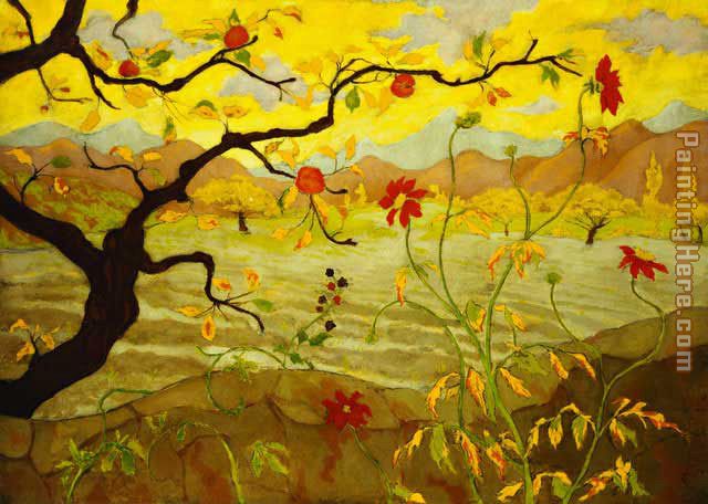 Apple Tree with Red Fruit by paul ranson painting - Unknown Artist Apple Tree with Red Fruit by paul ranson art painting